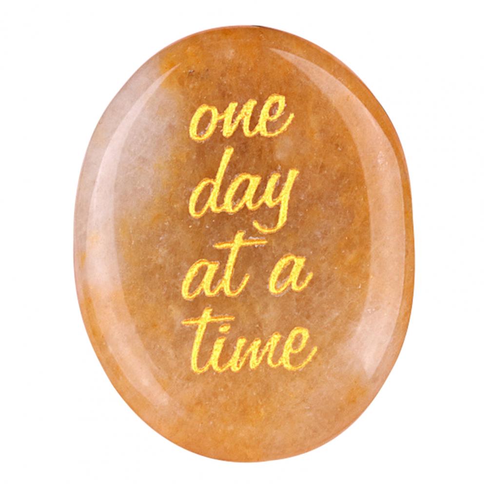 Natural Crystal Palm Stone for Meditation Relaxation Pocket Size Soothing Therapy Stone Personalized Gift for Any Occasion