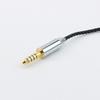 Black Monocrystalline Coppered Silver Plated Auditory Cable Noise Less Anti Interferences for Earphones Headphones