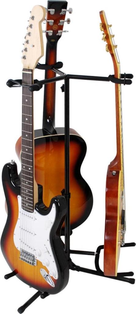Stojak gitarowy KC, typ 3-stojakowy, GS-003