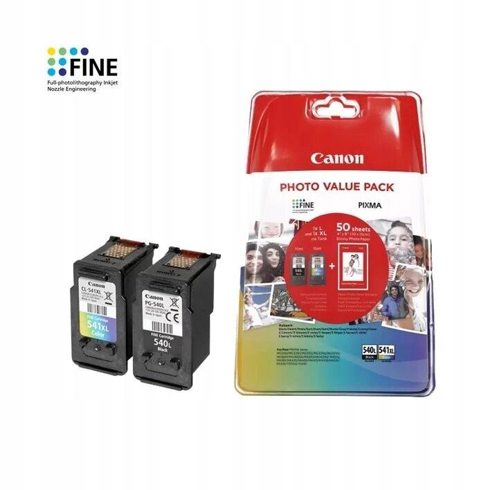 Canon PG-540L/CL-541XL Ink Cartridge Photo Value Pack 2 Pcs Black/Color