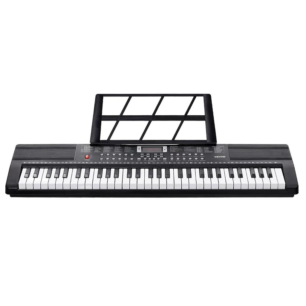 61 Key Digital Keyboard Piano Electric Portable 200 Tones 200 Rhythms