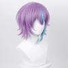 Professional  Kamishiro Rui Cosplay Wig Project SEKAI COLORFUL STAGE! Mixed Purple Blue Heat Resistant Synthetic Hair Wigs + Wig Cap