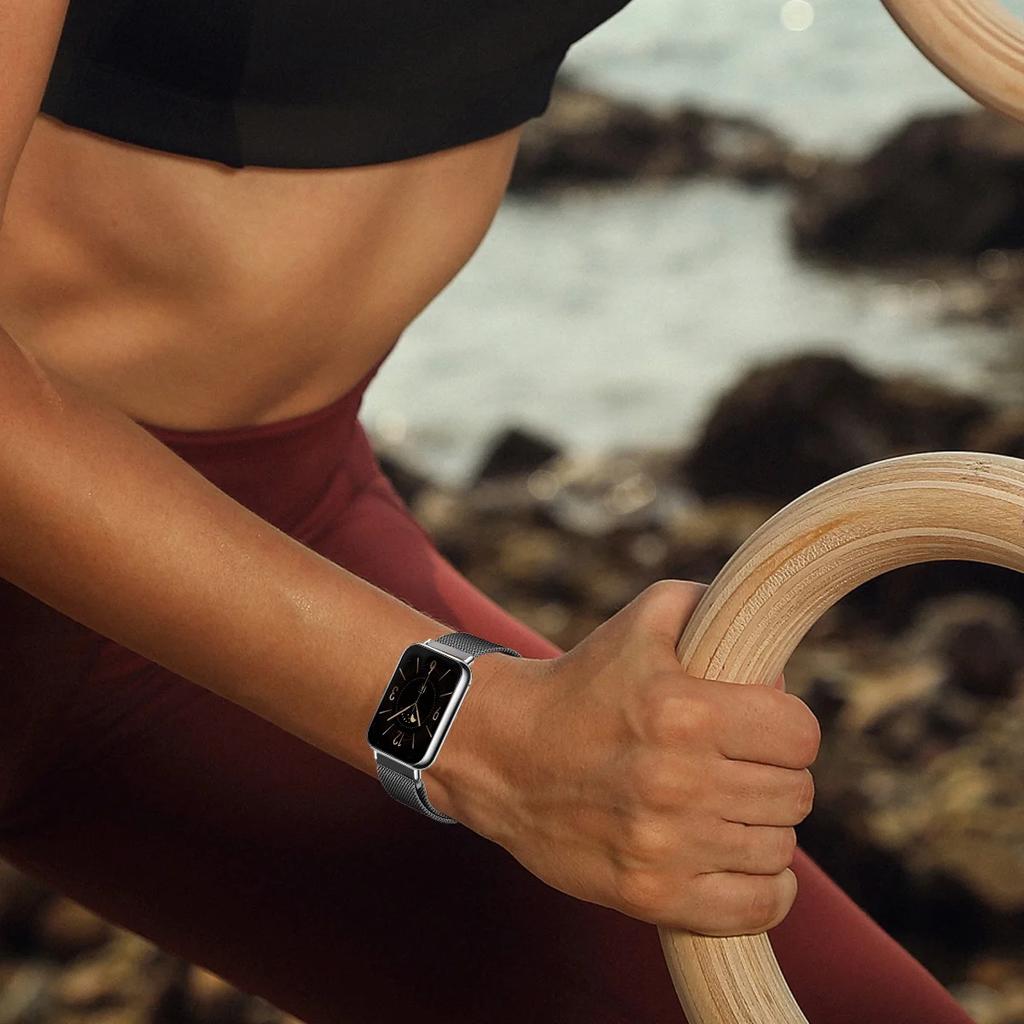 Milanese Loop Band For Redmi watch 5 4 Bracelet For Xiaomi Mi band 9pro/8pro Wristband Replacement Metal Strap Accessories