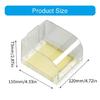 Clear 86 Type Outdoor Socket Waterproof Box Plastic Electrical Outlet Cover Splashproof Box Self-Adhesive Socket Case