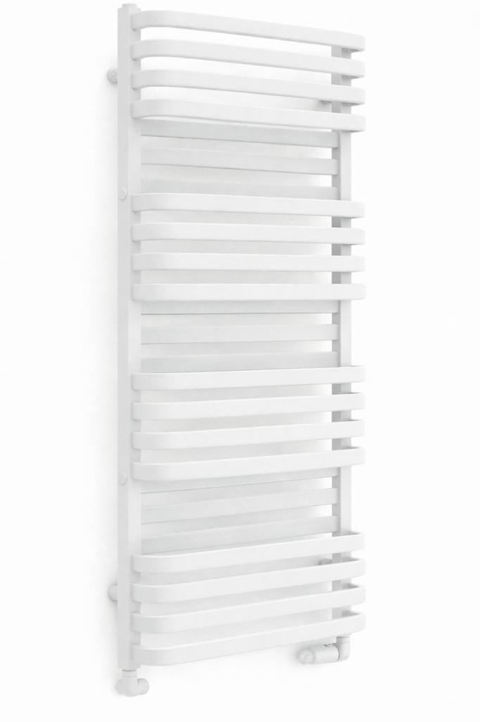 Grzejnik łazienkowy luxrad plus new 1140 x 530 mm biały 886w