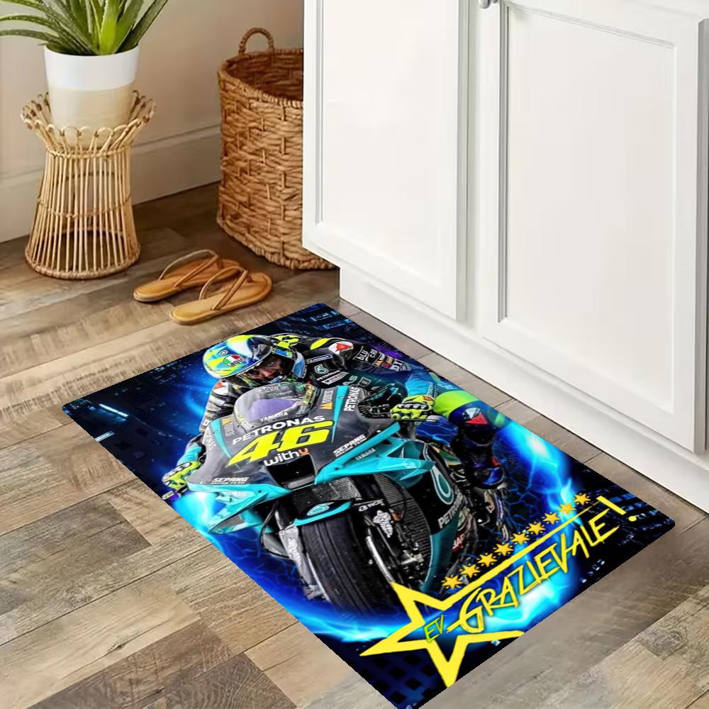 Doctor Valentino Rossi Kitchen Floor Mat Long Strip Mat Antislip Machine Washable Suitable For Bathrooms Laundries Home Decoration Carpets