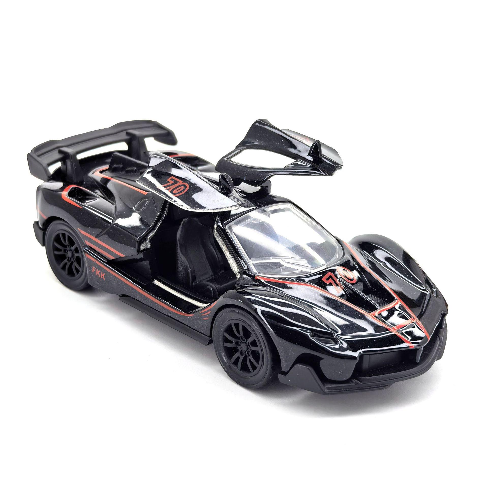 1:36 Модель автомобиля-симулятора Ferrari Материал: Сплав Функция оттягивания Детская игрушка Модель с открывающимися дверями