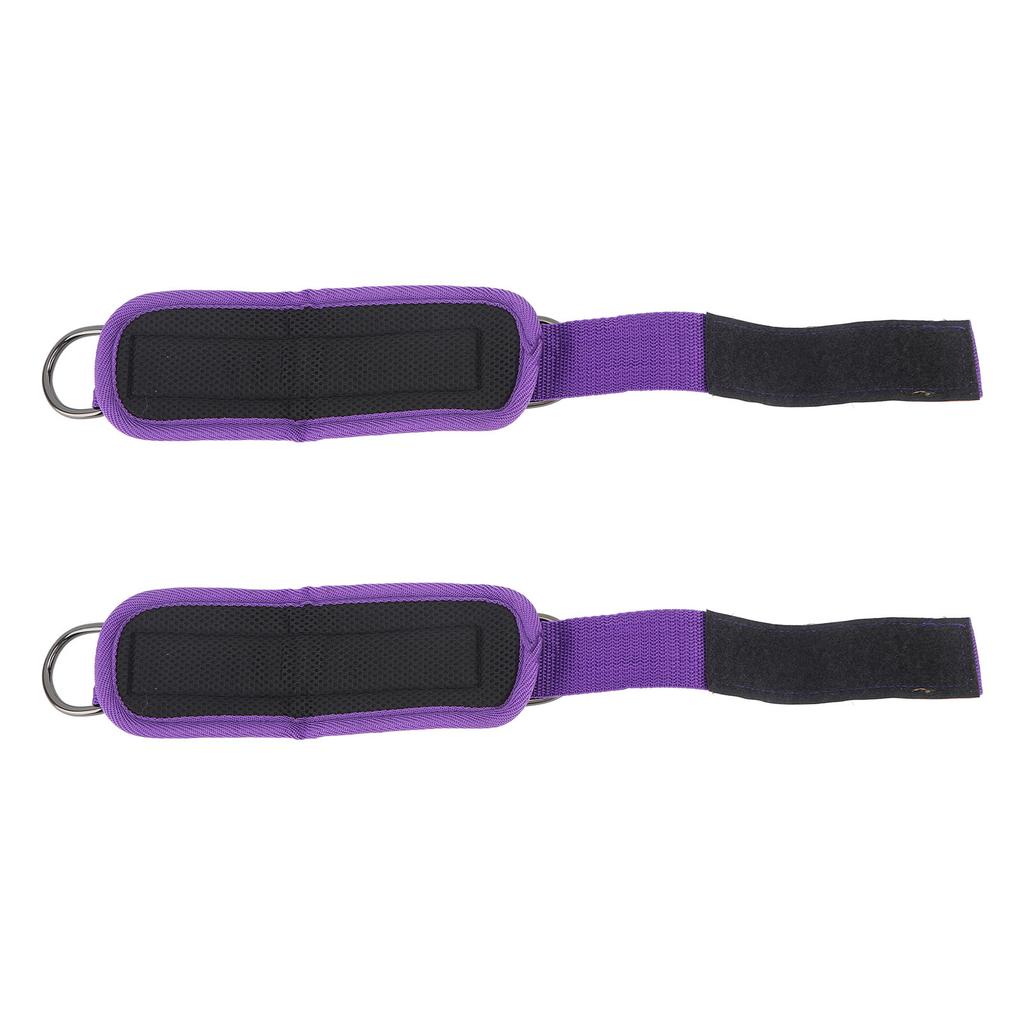 2PCS Ankle Strap for Cable Machine Kickbacks Iron D   Gym Ankle Cuff for Fitness Workout