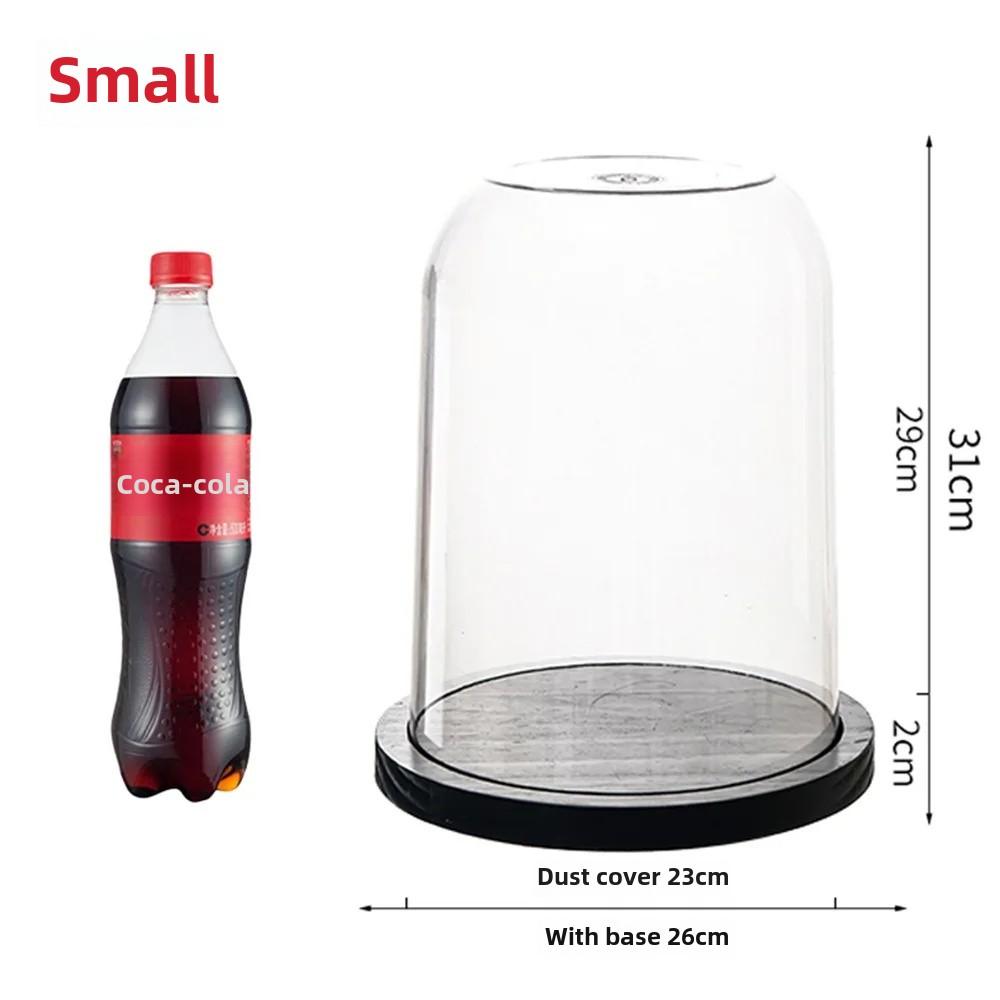 

Стеклянный купол, деревянная основа со светодиодной подсветкой, подарок на день рождения, центральный элемент для стола, витрина в виде стеклянной банки, декоративный прозрачный стеклянный купол