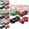 Alloy Racing Car Toy Collection Featuring Mater Orange Bad Guy And Lightning Mcqueen