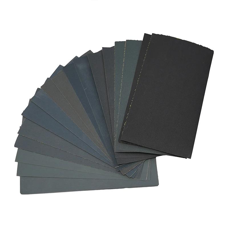 18pcs/Set Sandpaper Grit  Sandpaper Wet Dry Sanding Paper Abrasive Polishing Tools Furniture Wall Polishing and Buffing