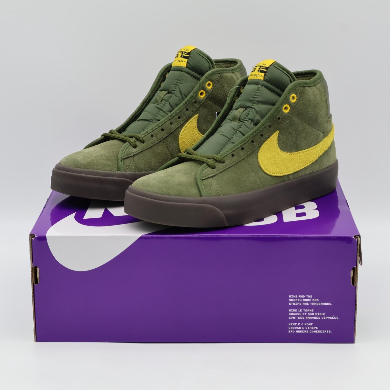 HM5838-300 ANTIHERO A Nike SB Zoom Blazer Mid QS Rough Green Amarillo (Мужской) 6
