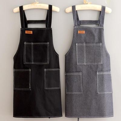 Breathable, Wear-Resistant Denim Canvas Apron – Unisex Adult Waist Workwear