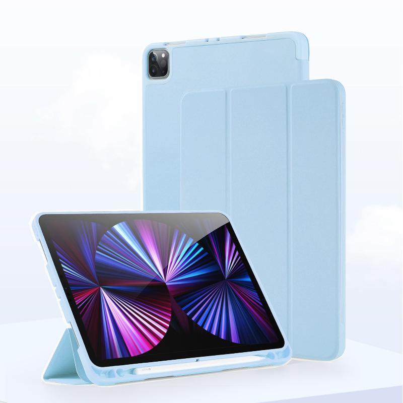 New Popular 11 Inch Slim Silicon Trifold Case Cover Shell PU Leather Soft TPU Protective Cover for Xiaomi Pad 6 / 6 Pro 2023