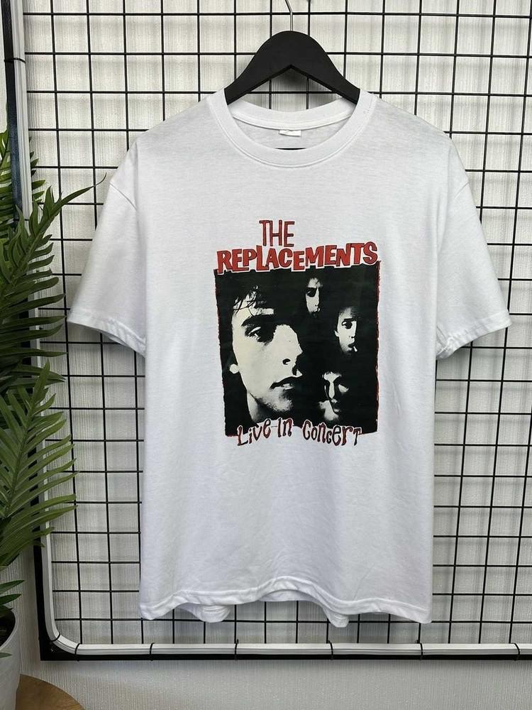 The Replacements Band Tee Men White Live in concert shirt S343 Unisex T-Shirt XXXL