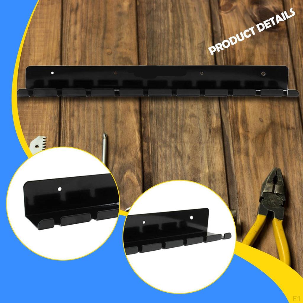Rack Organizer, Easy To Install Wall Mounted Mount Shelf Pneumatic Tool Holder for Shop