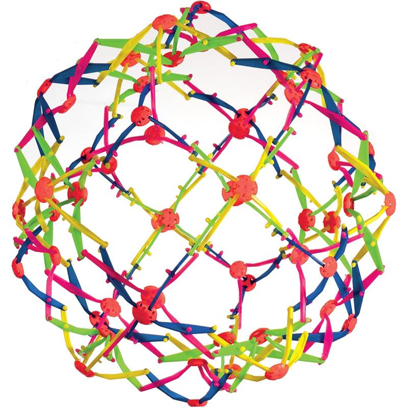 2Pcs Expandable Magic Ball Large Retractable Ball Toy Stress Relief Breathing Ball Colorful Magic Toys Yoga Relaxation Gift