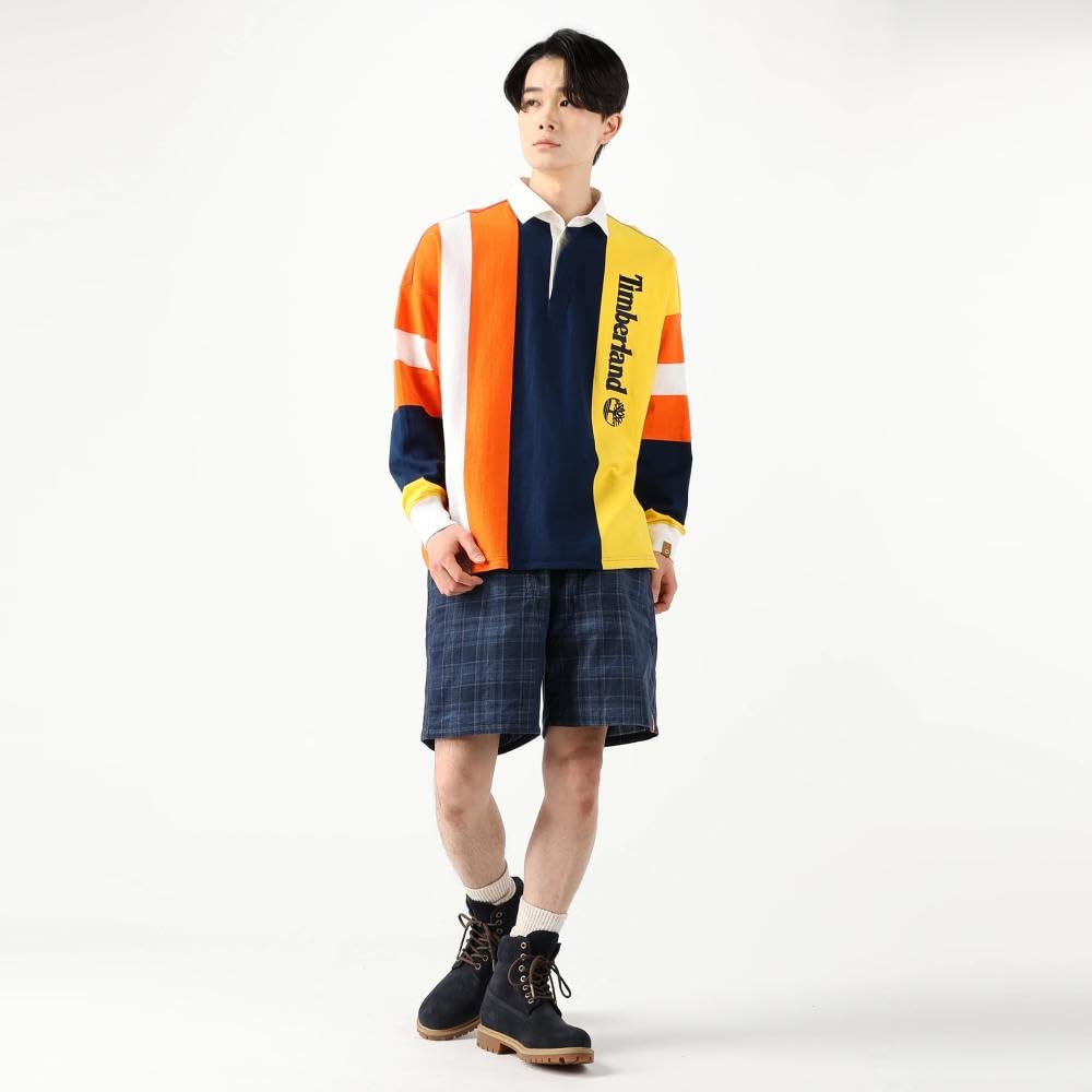 Timberland Rugby Shirt, Unisex, Adult, Lemon Chrome, Size L, TB0A64H77331