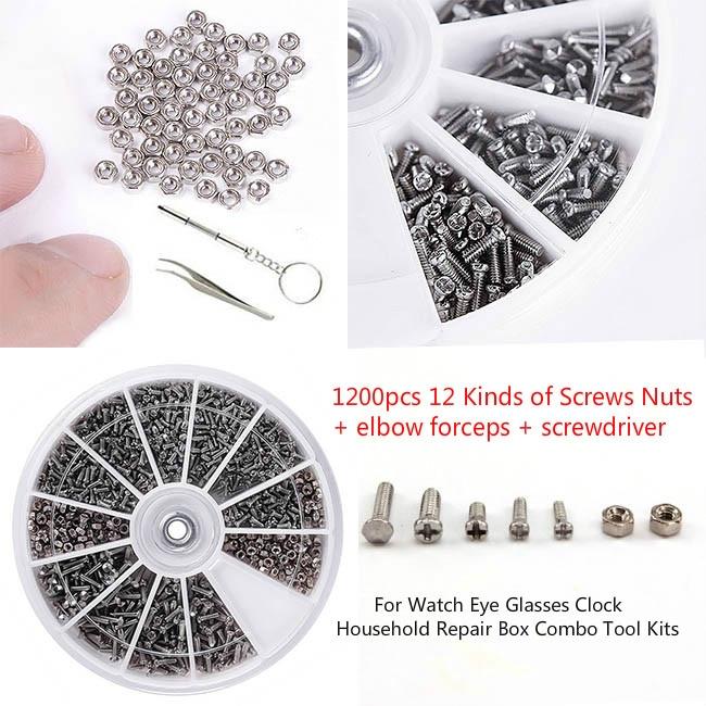 glasses screws and nuts