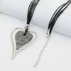 Women'S Exquisite Heart-Shaped Long Clothing Sweater Chain Fashion Trend Metal Necklace