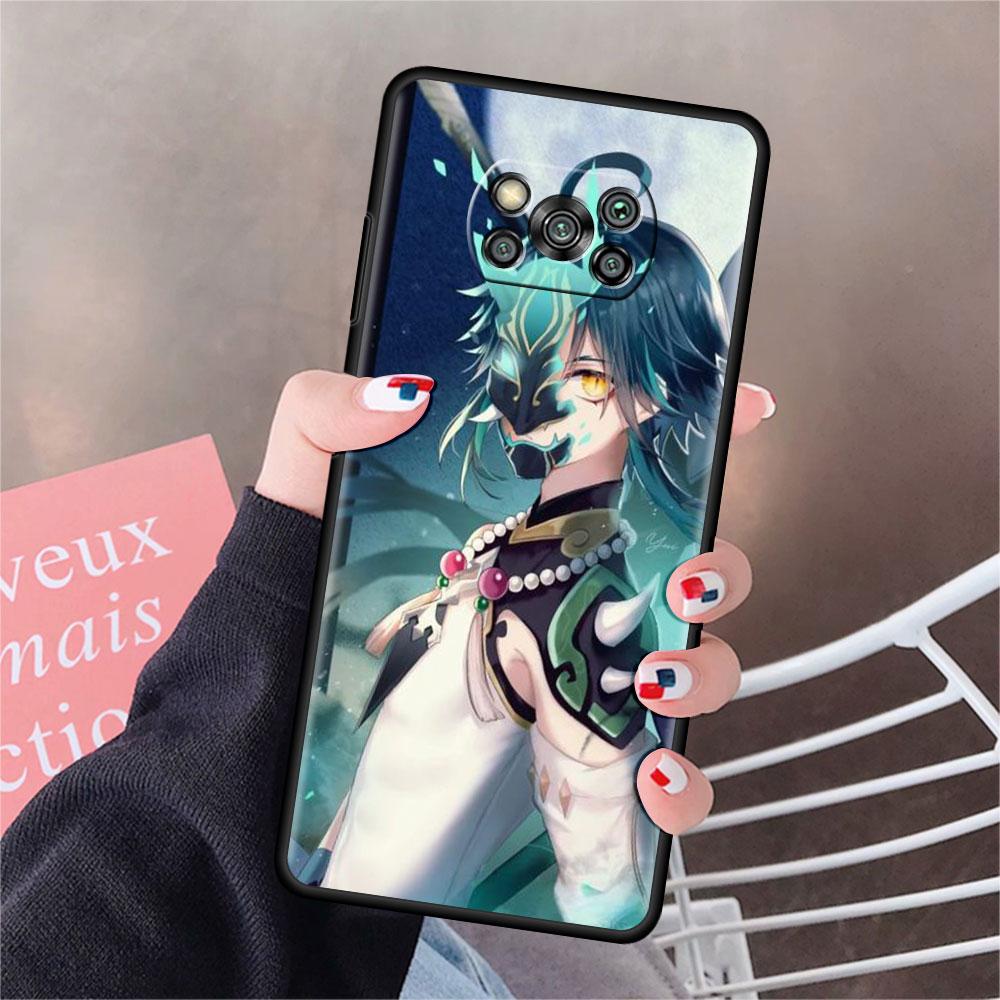 Hülle für Xiaomi Mi Poco X3 NFC X4 Pro F3 F4 GT M4 M3 F1 C40 11 Lite 11T Weiche Silikon Funda Handyhülle Genshin Impact Spiel Capa