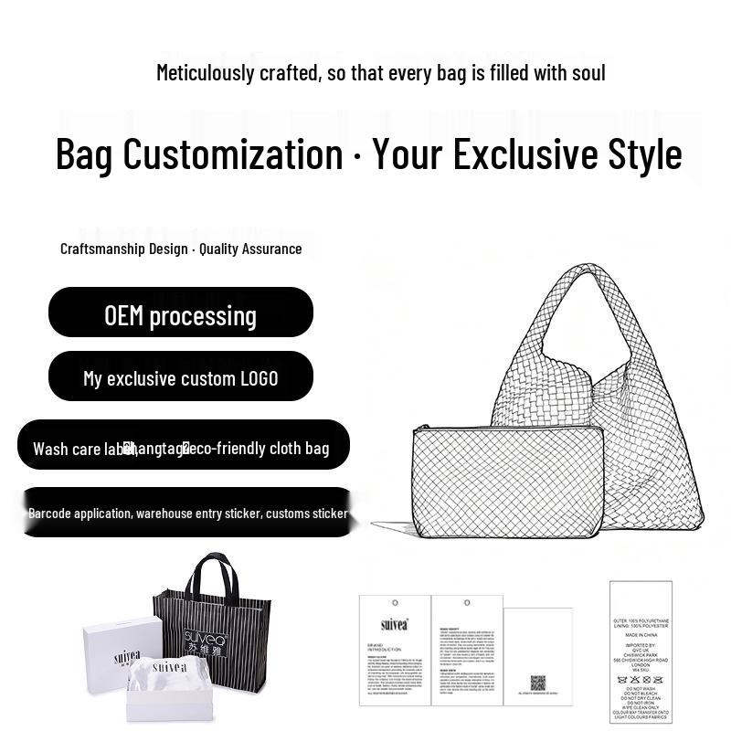 New Classic Hand-Woven Tofu Square Crossbody Bag