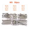 304 Stainless Steel Hexagon Hex Socket Head Button Allen Screw Set M2 M2.5 M3 M4 M5 M6 M8 M10 Allen Hex Socket Button Head Screw