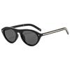 Arrow triangle cat eye sunglasses, new rice nail fashion sunglasses, high-end photography, European and American sunglasses.