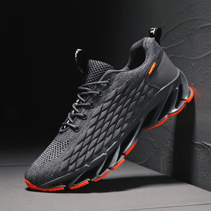 Running Shoes Breathable Flying Knitted Athletic Sneakers Casual Men Shoes