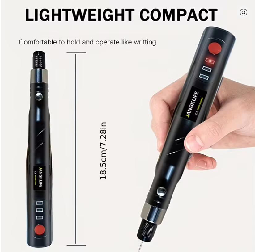 Mini Cordless Rotary Tools USB Charging Grinder Set Wireless Engraving Pen DIY Polish Rotary Carve Tool Set
