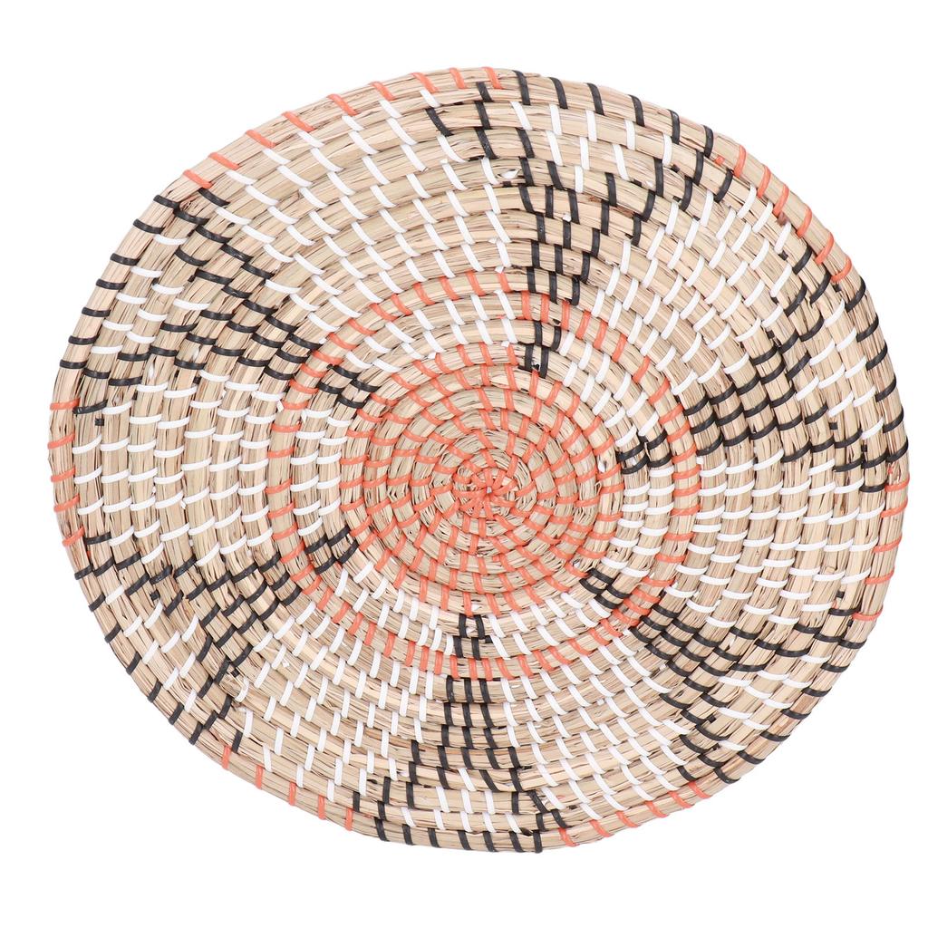 Insulation Pad Nordic Straw Woven Placemats Heat Insulation Pads Homestay Wall DecorationL