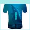 Godzilla King Of The Monster Men Short Sleeve Tops 3d Print Casual T-shirt Tee