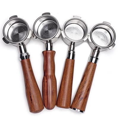 51mm 54mm Coffee Bottomless Portafilter Handle Three Eared Coffee Espresso Machine Handle, Coffee Accessories Barista Tools