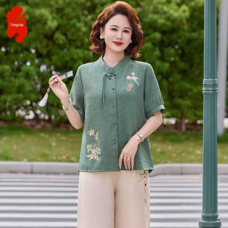 Women s Fashion Summer Two-Piece Set 4XL