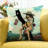 Cartoon G-Goodnight P-unpun World Various Sizes Square Pillow Case For Car Home Bedchamber Decor