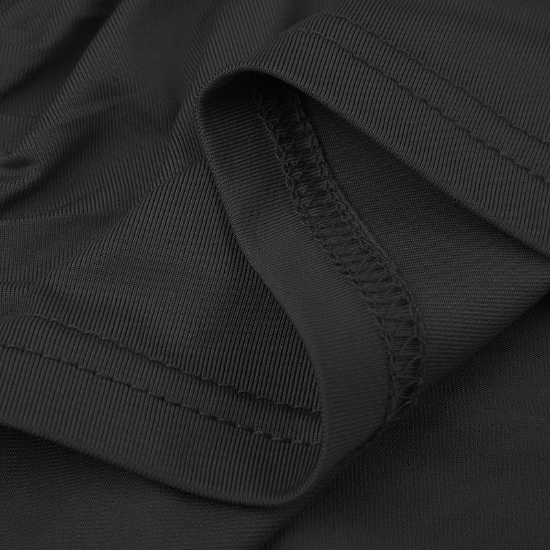 Mode Swingkragen Kapuzen Langarm T-Shirt Damen Frühling Herbst Einfarbig Basic Kurz Sexy Damen T-Shirts Tops Lässig Slim Street Girls Y2K Tee 25754