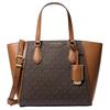 Taryn Logo Print Faux Leather Shoulder Crossbody Handbag Small Women Handbags Dark-Brown Acorn-Brown 32F4GTBC1B-BRN/ACORN