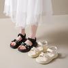 2025 neuer Rock Damen Weichsohlen-Slipper Französische Sandalen Sommer mit Super-Feuer Strand Römische Schuhe