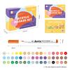 Arrtx Acrylic Markers Brush Tip Acrylic Paint Pens for Rock Painting Glass Stone Wood Ceramic Fabric DIY Crafts
