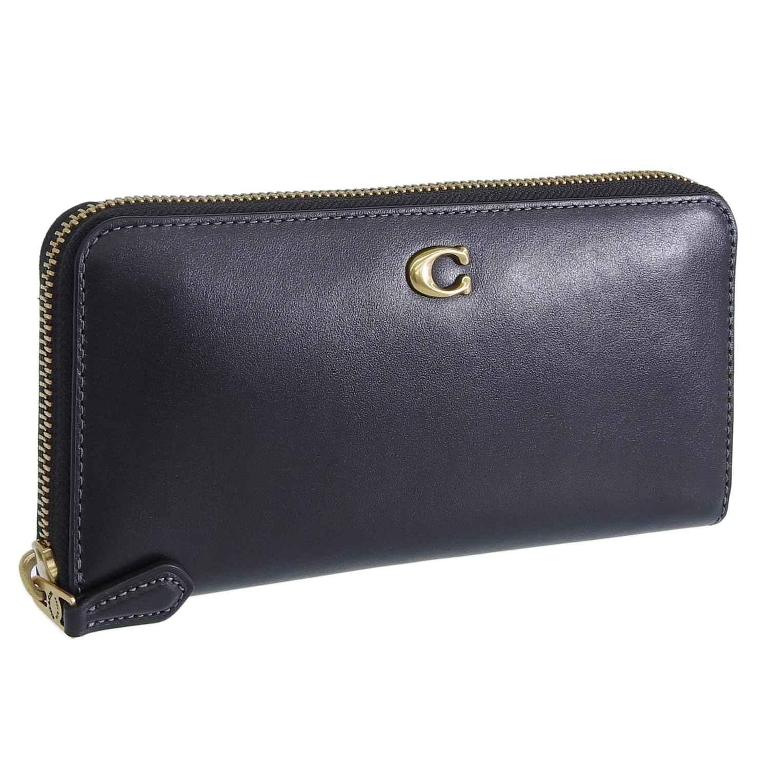 

Wallet Long Wallet Leather Black Essential Slim Accordion Zip Wallet SMTH SLM ACC ZIP CS032B4BK COACH [Coach] Women s [Item]