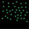 Im Dunkeln leuchtende 3D-Sterne-Wandaufkleber, 100 Stück, leuchtende fluoreszierende Kunststoff-Wandaufkleber für Kinder