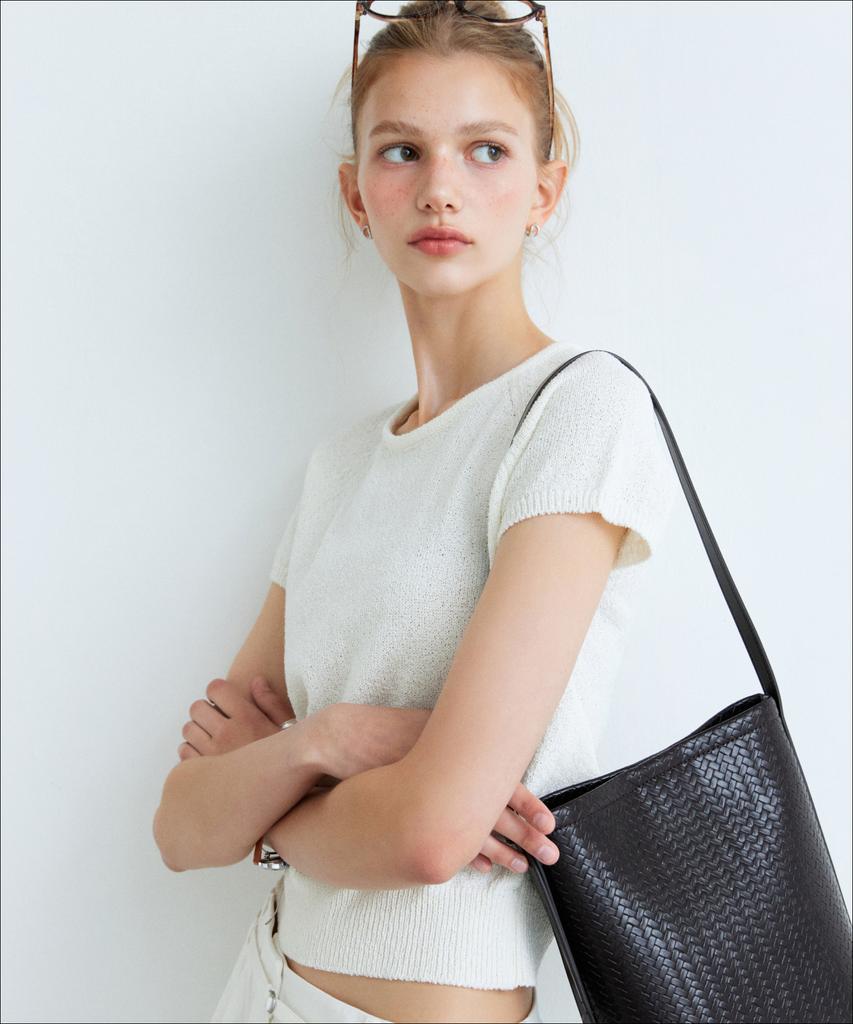 Mixxo Weaving Bucket Bag Re Bkg401B_Miabkg711B