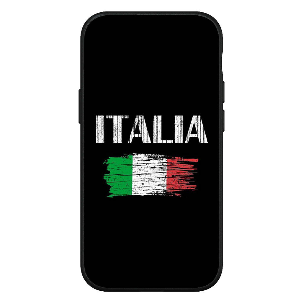 For iPhone 16 15 X XR Samsung Galaxy S24 S23 Plus Xiaomi Redmi Note 13 12 11 Pro Max 9 10 14 OPPO Huawei Cover Italy Italia National Flag Phone Case