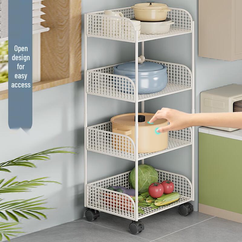 DM Rolling Kitchen Storage Rack
