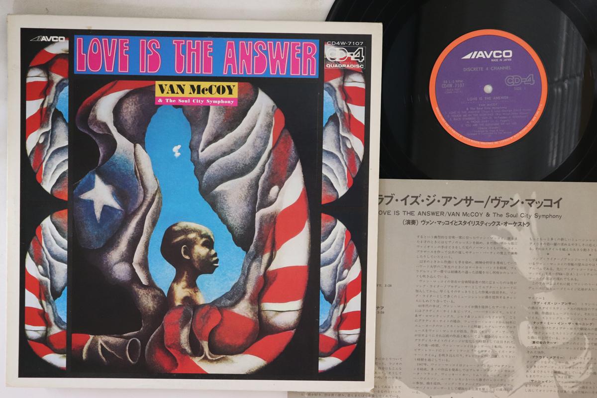 

LP Record VAN MCCOY Love Is The Answer CD4W7107 AVCO 1975 Japan SoulFunk Used