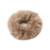 Korean Style Faux Mink Fur Elastic Hair Tie - No Damage, Candy Color Hair Band for Autumn/Winter