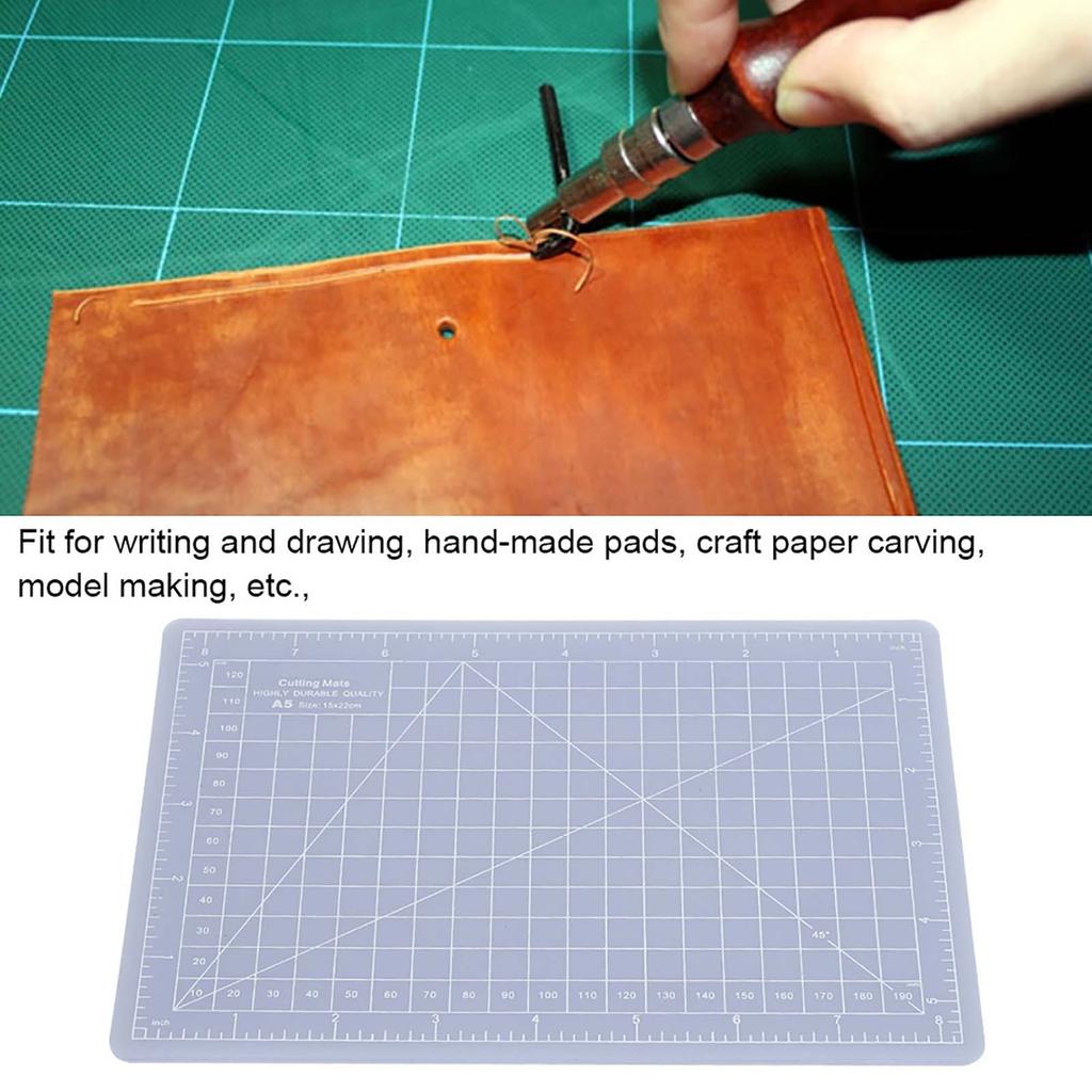 Translucent Cutting Pad Non Slip Cut Board Hand Made Tool Non Reflective for Rubber Stamp