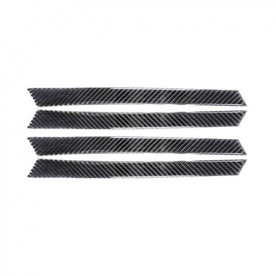 4Pcs Carbon Fiber Interior Door Pull Cover Trim For Toyota Highlander 2008-2013
