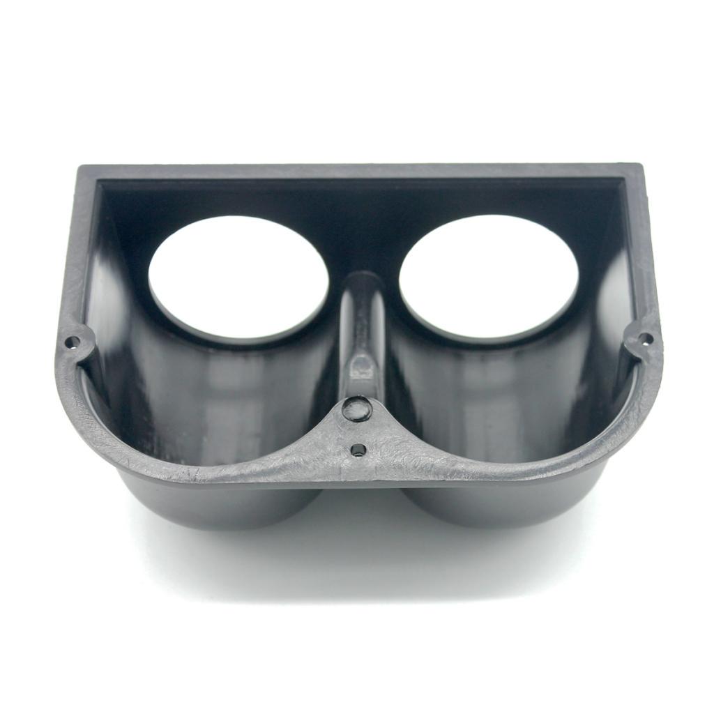 Black Auto Meter Gauge Pillar Bracket Dual Meter Dash Mount Pod Bezel Holder for 2 Inch Vehicle Gauges Kit
