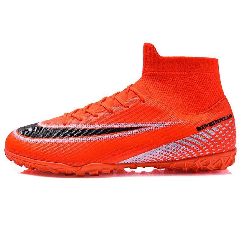 

Новые высокие футбольные бутсы, мужские носки с шипами, футбольные бутсы, молодежные тренировочные бутсы 44